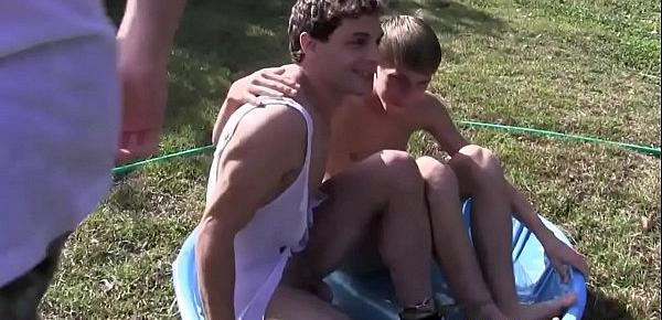  Real college twink buttfucked outdoors